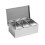 (3 Grids) Stainless Steel Condiment Server Organizer Condiment Bar Storage Containers for 4