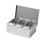(3 Grids) Stainless Steel Condiment Server Organizer Condiment Bar Storage Containers for 5