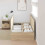 VidaXL vidaXL Storage Bed Frame Sonoma Oak 90 x 200 cm Engineered Wood 2