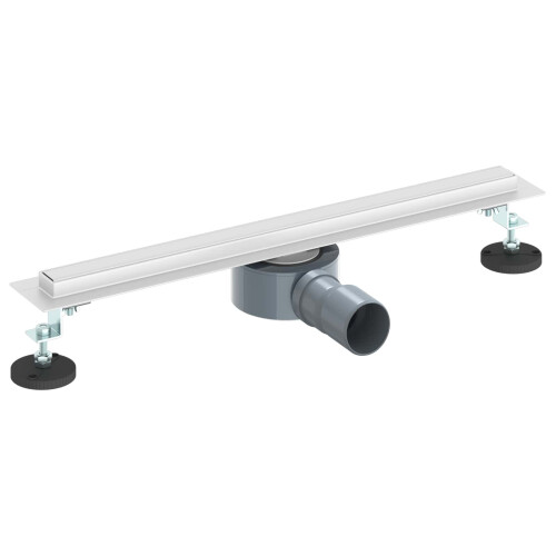 VidaXL vidaXL 360 Shower Drain with Slim Model Silver 50 cm 1