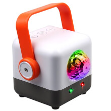 2IN1 Rechargeable Magic  RGB LED DJ Light Party Disco Projector 60 Patterns Dance KTV Birthday Stage Lamp