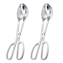 unique Stainless Steel Buffet Party Catering Serving Tongs Thickening Food Serving Tongs Salad Tongs Cake Tongs