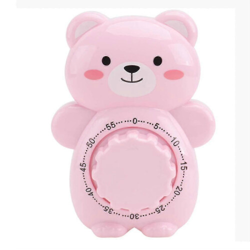 Exquisite Exquisite Mechanical Timer Kitchen Timer Countdown Timer Cartoon Bear Shape Egg Timer 60 Min for Cooking,spor