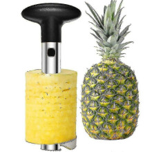 unique Stainless Steel Pineapple Peeler Stem Remover Blades for Diced Fruit Rings All In One Pineapple Tool Peeler Slicer