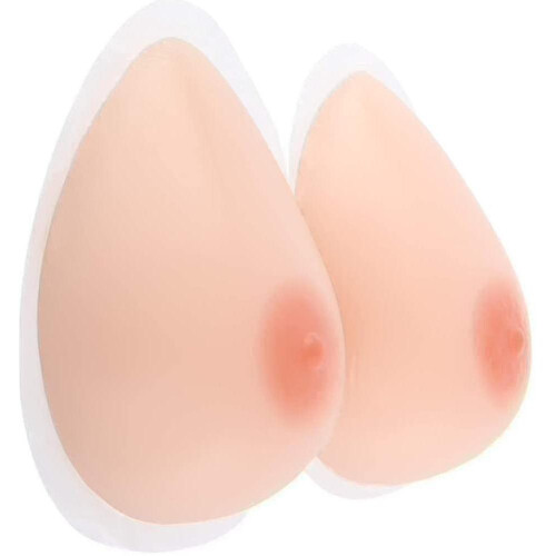 (S) Self Adhesive Silicone Breast Forms Fake Boobs For Mastectomy Prosthesis wlgd