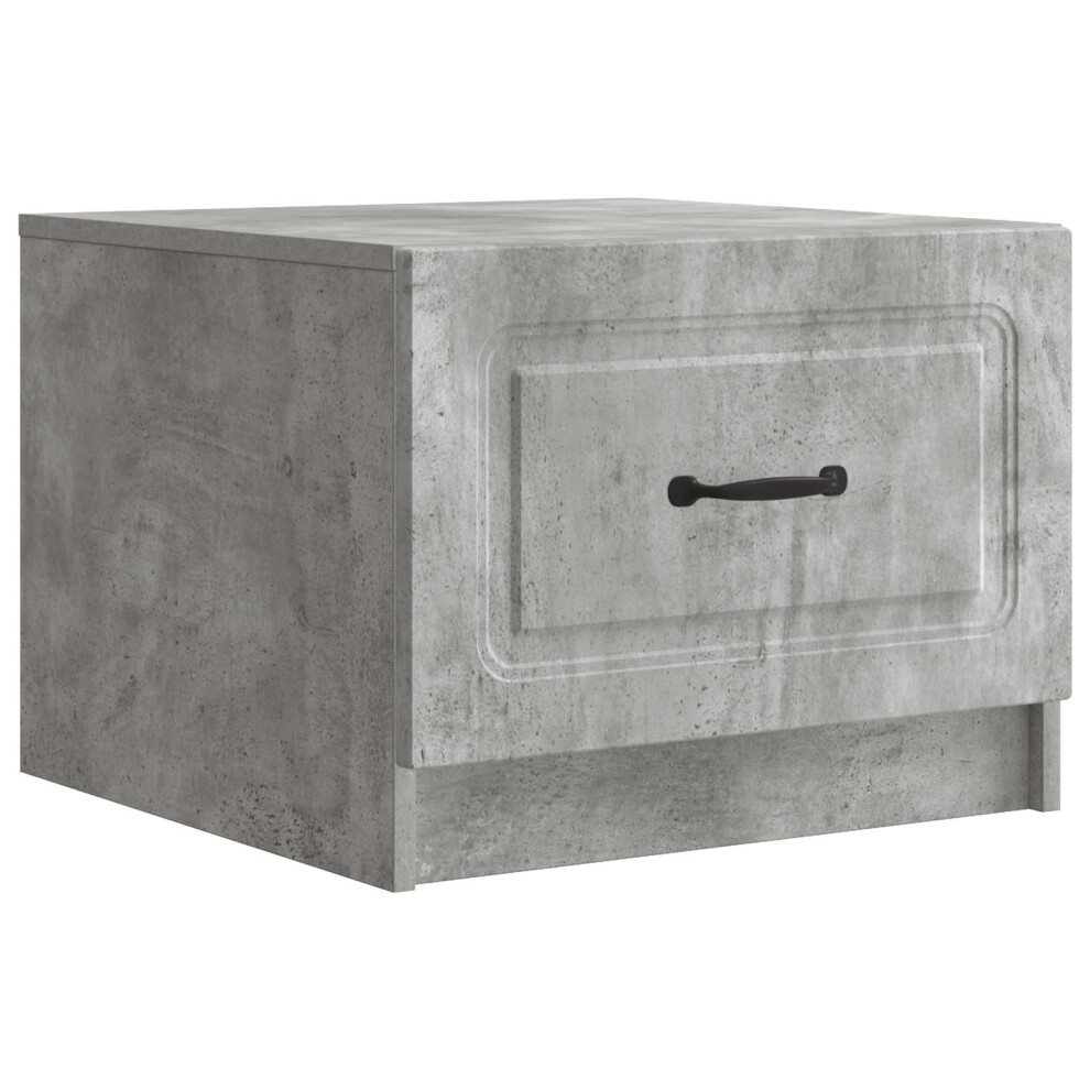 Vidaxl Coffee Table Concrete 49 X 50 X 37 Cm Engineered Wood Grey