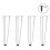VidaXL vidaXL Hairpin Legs for Coffee Table 4 pcs White 42 cm Solid Steel 1