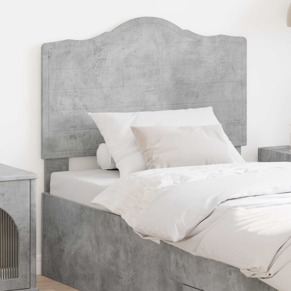 Vidaxl Headboard Concrete Engineered Wood Grey