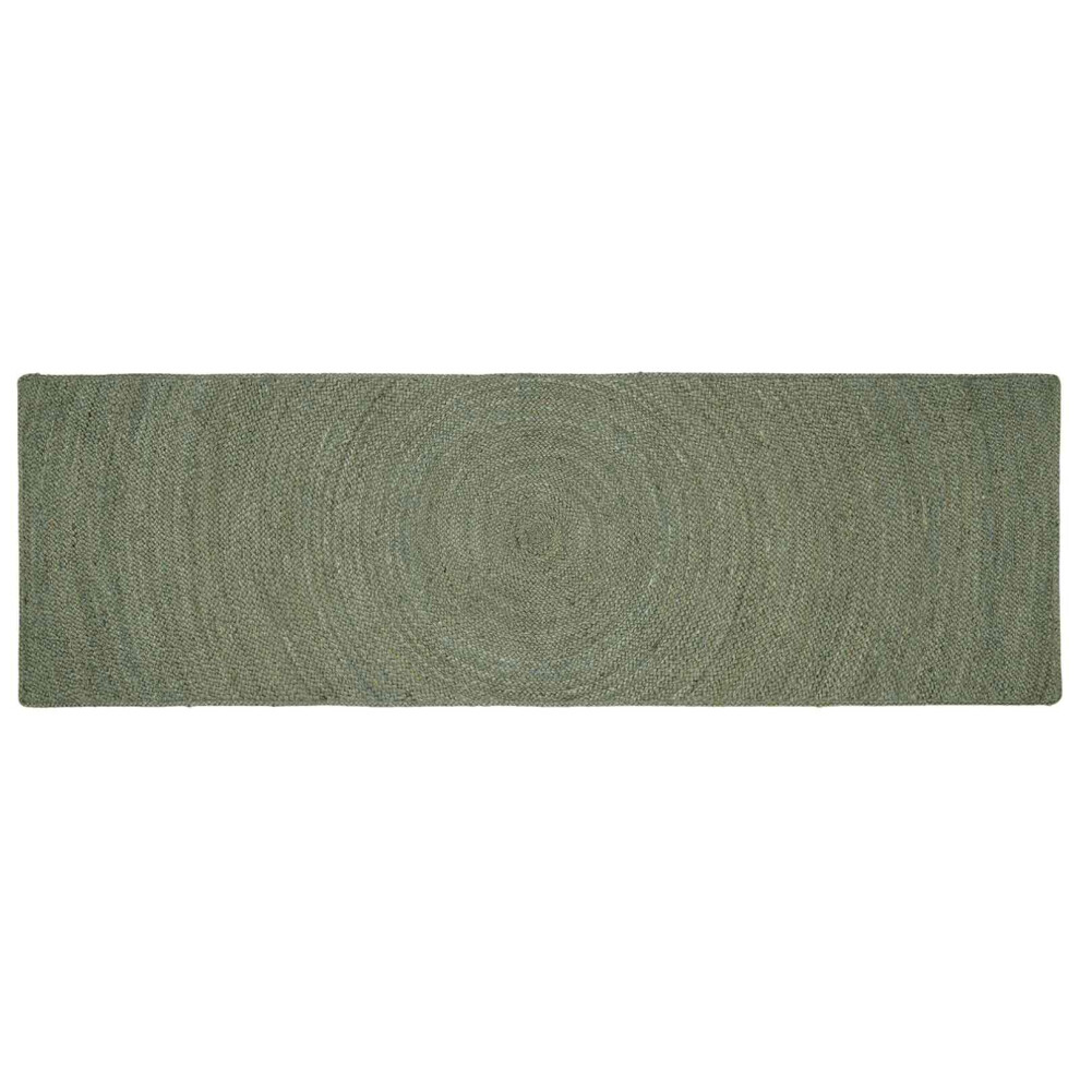 Vidaxl Area Rugs Olive Green 80 X 300 Cm Jute
