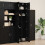 VidaXL vidaXL Storage Cabinet 3 pcs Black Oak 4