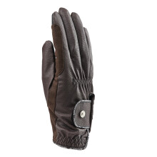 (S, Brown) Aubrion Childrens/Kids Stadium Synthetic Leather Riding Gloves