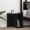 VidaXL vidaXL End Table 2 pcs Black Oak 37 x 32 x 40 cm Engineered Wood 1