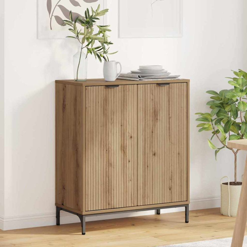 Vidaxl Sideboard Artisan Oak 69.5 X 33 X 82 Cm Engineered Wood