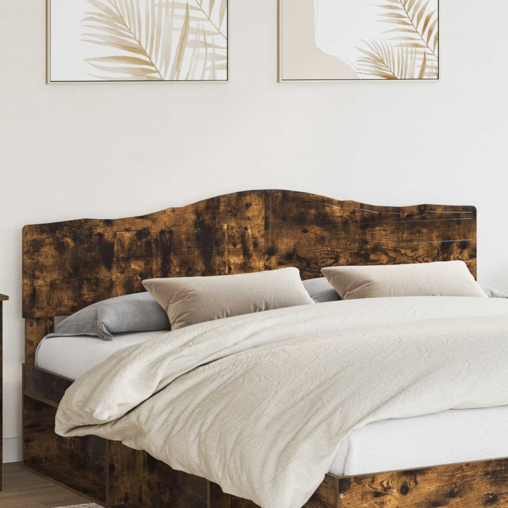 Vidaxl Headboard Smoked Oak Engineered Wood
