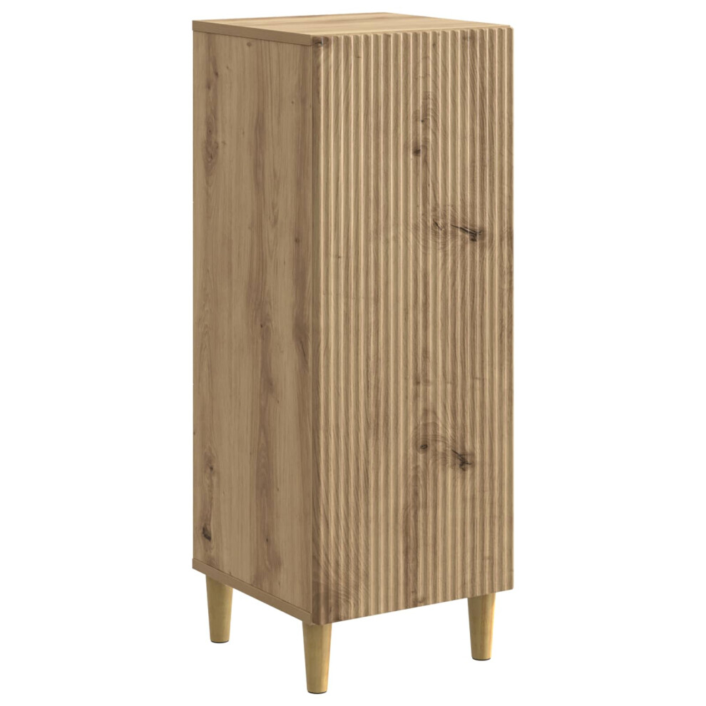 Vidaxl Sideboard Artisan Oak 33 X 34.5 X 90 Cm Engineered Wood