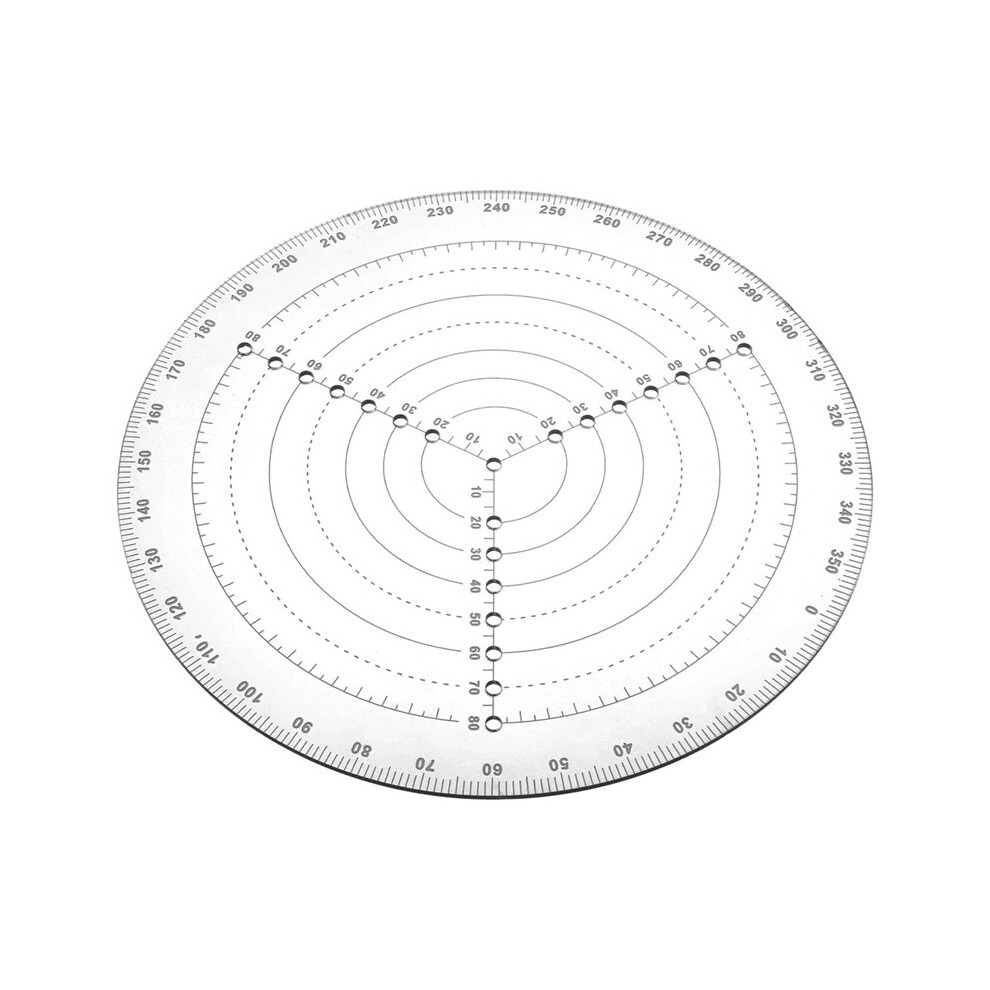 Round Center Finder Compass Woodworking Circle Tool Clear Lathe Centering Tool Wood Turning Lathe Tools Circle 4714078986345