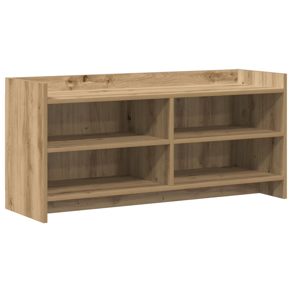 Vidaxl Tv Cabinet 100 X 33 X 47 Cm Artisan Oak Engineered Wood