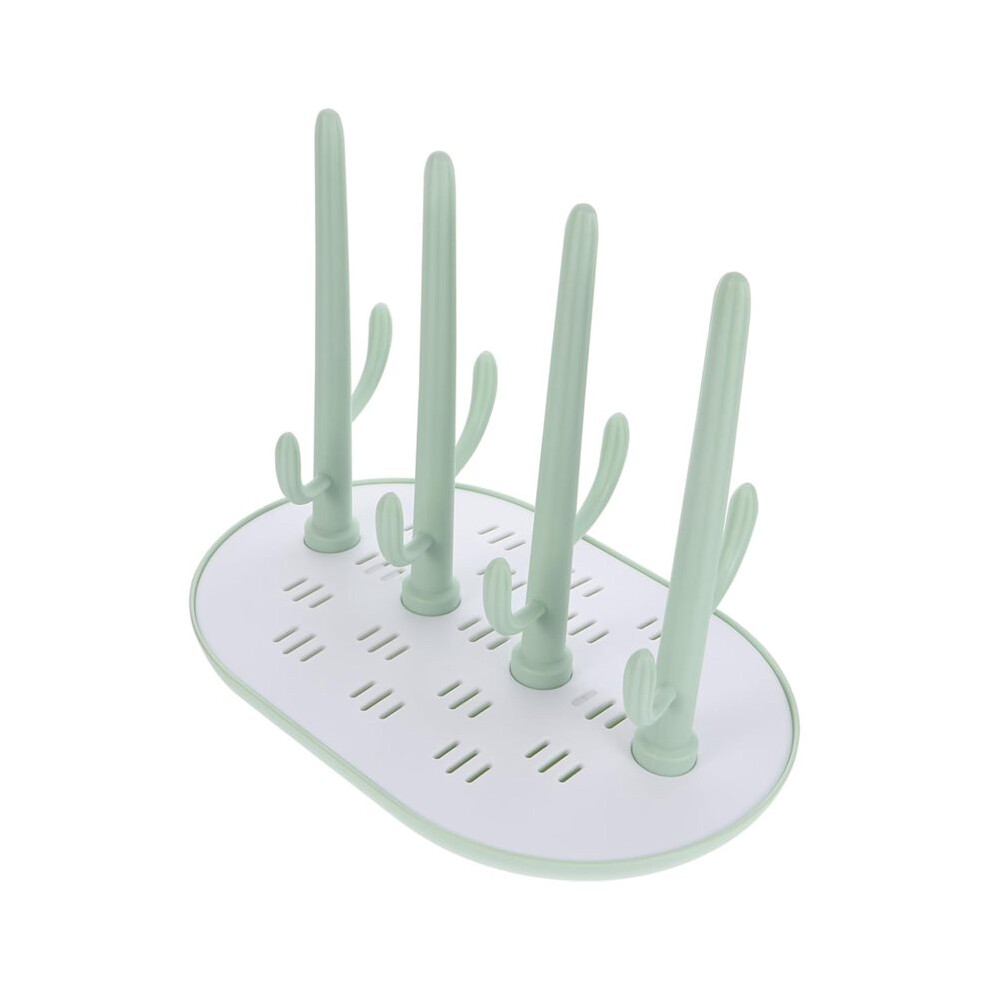 Plastic Milk Bottle Drying Rack Tree Shaped Storage Organizer for Feeding Bottles and Pacifiers Easy to Clean
