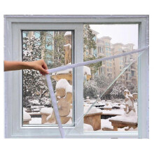 (160x160cm) Window Insulation Kit Transparent Easy To Open Plastic Window Wrap For Bedroom Living Room Windows