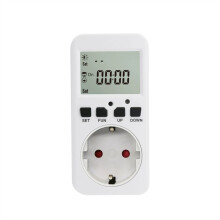 Multifunctional Digital Light Controlled Timer Socket Cycle Programmable Digital Timer Outlet -EU Plug