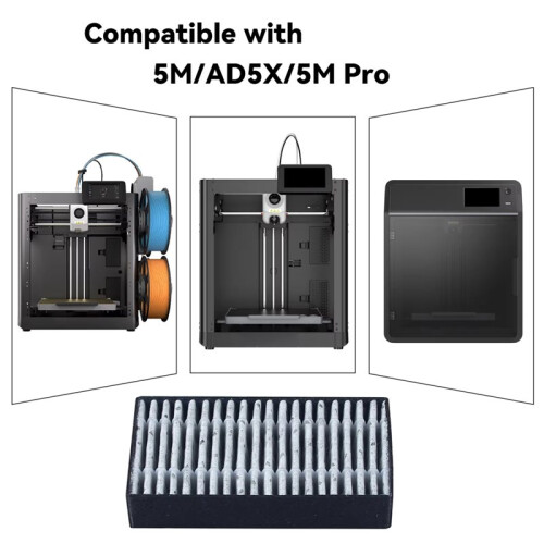 For Flashforge 5M/AD5X/5M Pro HEPA Filter Element Purify the Air for 3D PrinterReplacement Parts 1