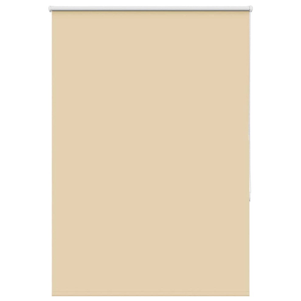 Vidaxl Roller Blind Blackout Beige 105X175 Cm Fabric Width 100.7 Cm Polyester