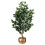 Leaf 100cm Premium Artificial Ficus Twist Tree Copper Curve Planter 1