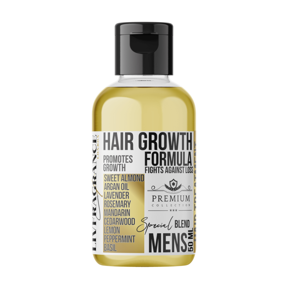 Livfragrance MenãÂS Hair Oil 50Ml ÃÂ 9 Oils For Nourishment & Growth Support