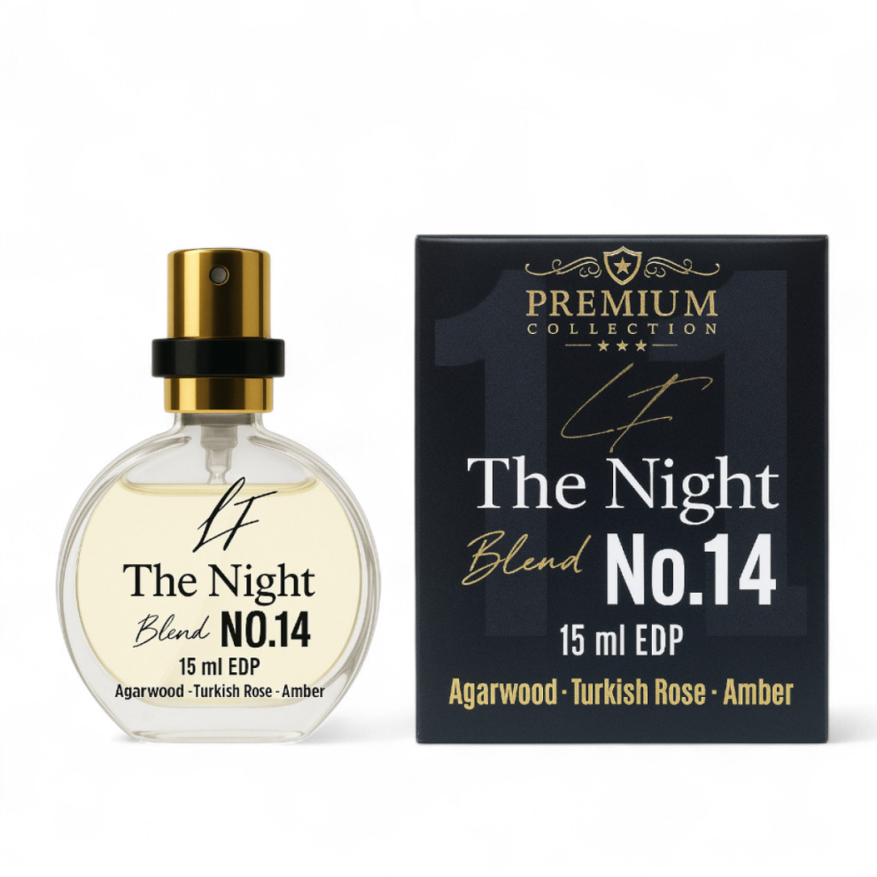 Blend No.14 The Night 15ml EDP Oil-Based Oud Rose & Amber Travel Fragrance - Image 2