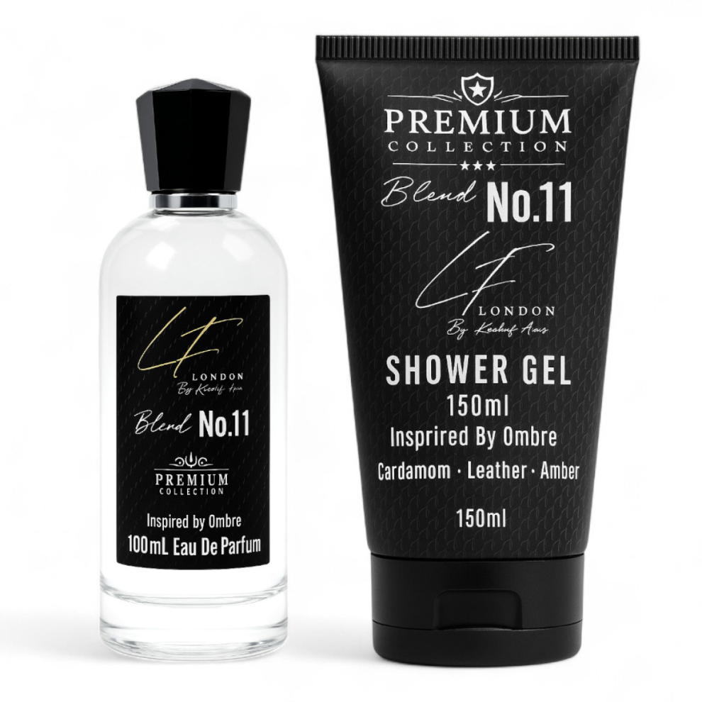 Amber Leather Blend No.11 100Ml Edp Shower Gel Oil-Based Fragrance Giftset 5060913681210