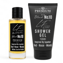 Oud Rose Blend No.10 100ml EDP Shower Gel Oil-Based Fragrance Giftset