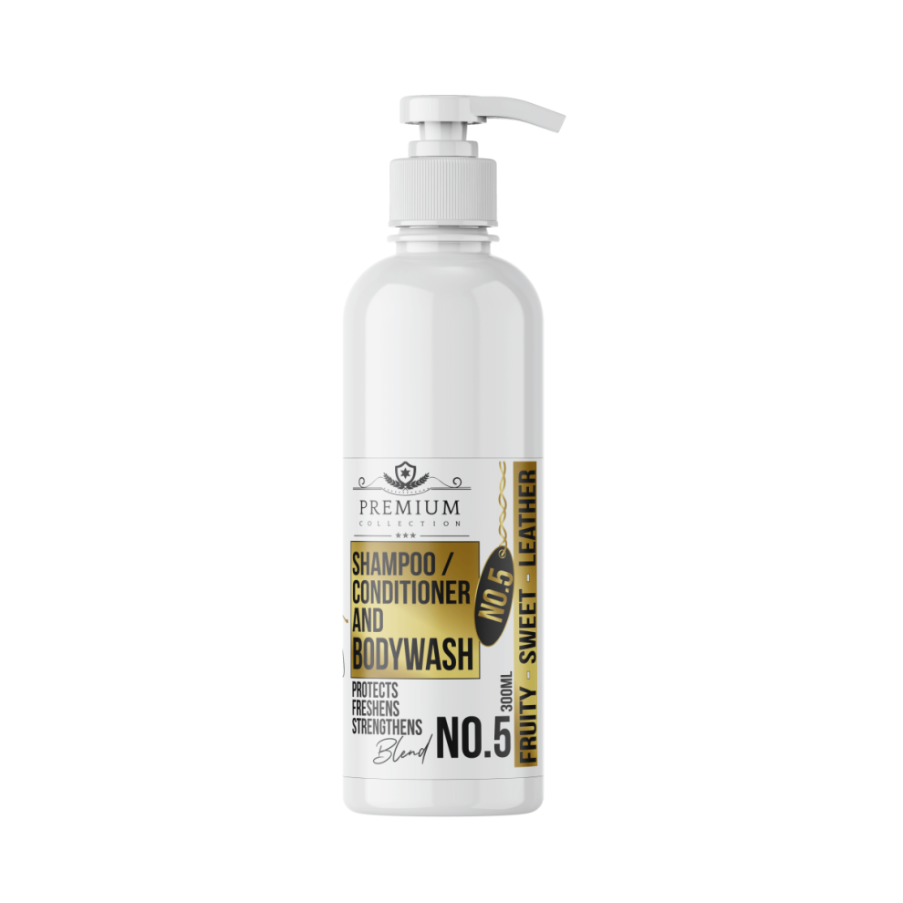 Livfragrance 3-In-1 Wash No.5 Fruity, Sweet, Leather Hair & Body Cleanser