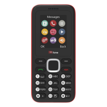 TTfone TT150 Big Button Phone for Elderly – Unlocked, Loud Volume, Easy to Use, Long Battery Life - Red Vodafone Pay as you go