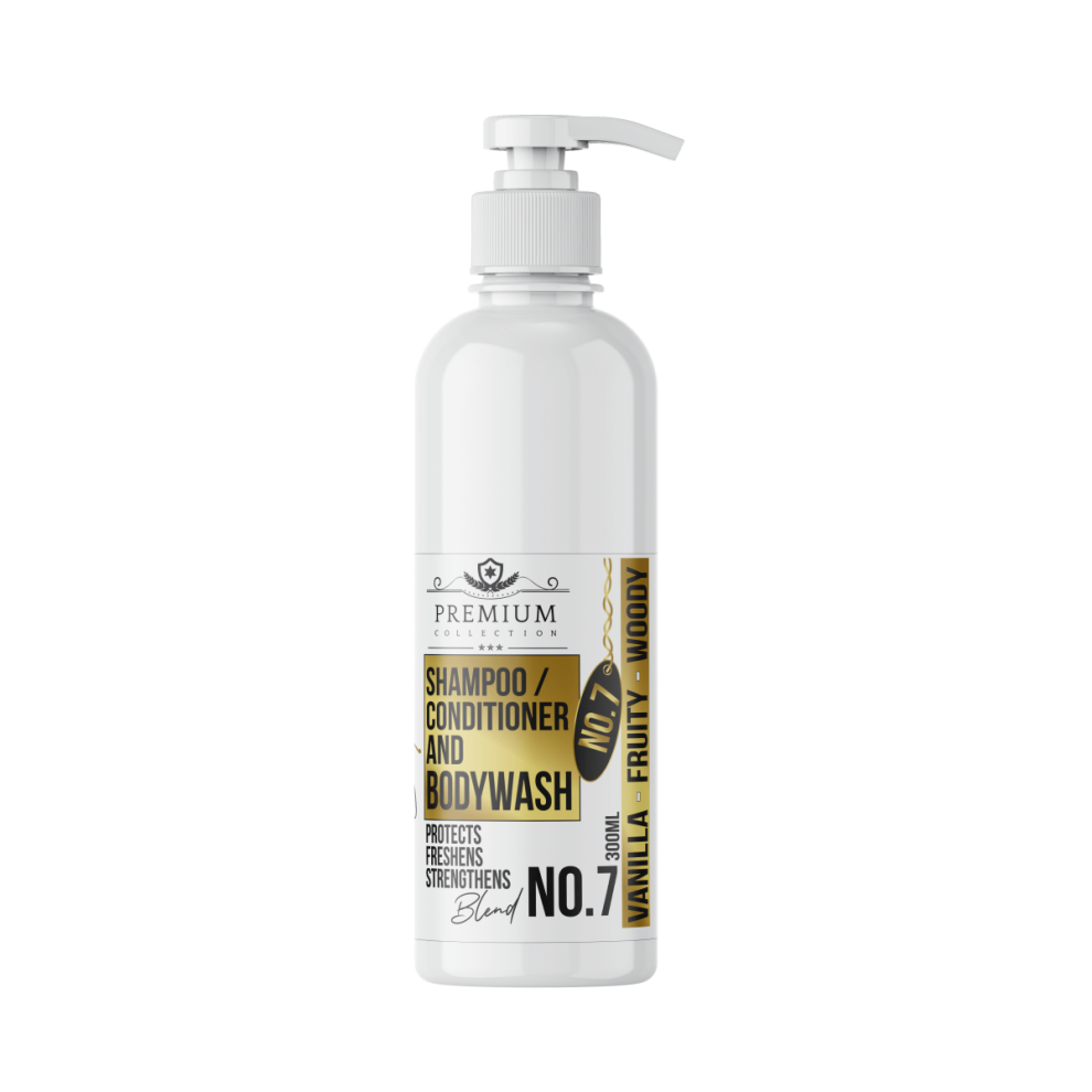 Livfragrance 3-In-1 Wash No.7 Vanilla, Fruity, Woody Hair & Body Cleanser