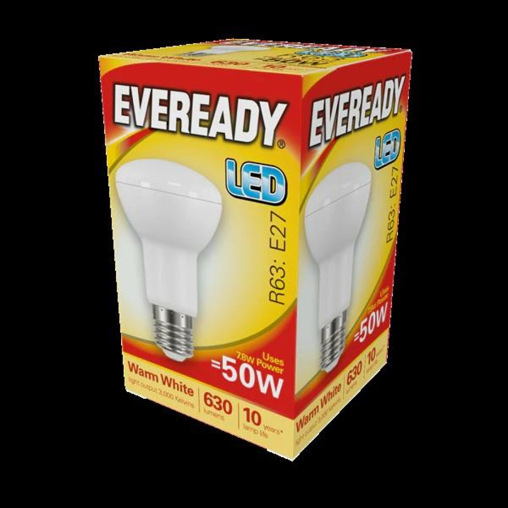 Eveready Led R63 Es 7.8W(50W) Bulb Pk Of 5