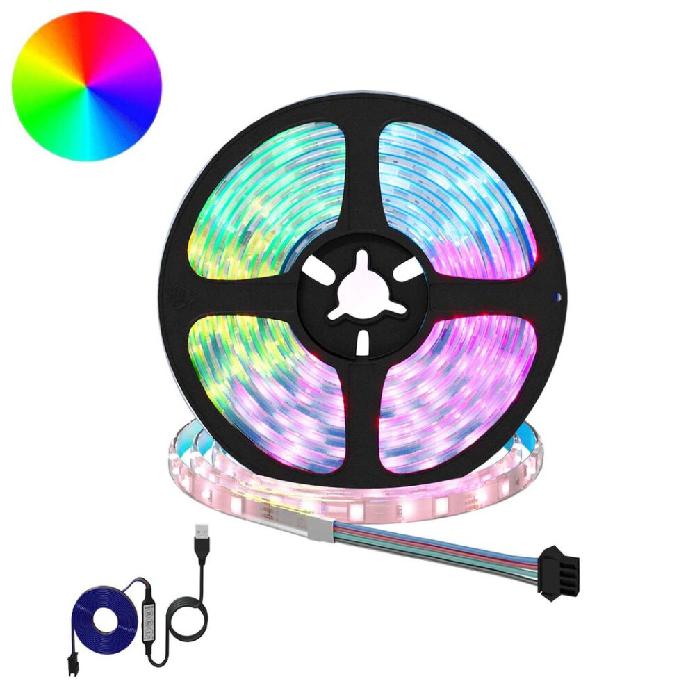 Vidaxl Led Strip 2 Pcs Black And Transparent 4000 Mm