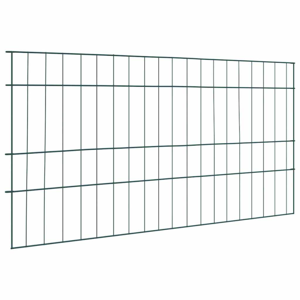 Vidaxl Pond Fence Set 5 Pcs Green 100 X 50 Cm Steel