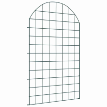 vidaXL Teichzaun Set 8 stk. 50 x 80 cm Stahl Grün