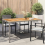 VidaXL vidaXL Garden Table Grey 150 x 90 x 75 cm Poly Rattan 1