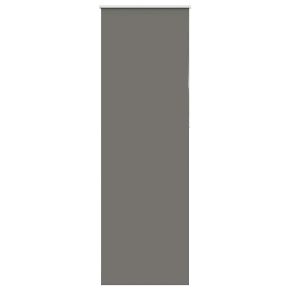 Vidaxl Roller Blind Blackout Grey 85X210 Cm Fabric Width 80.7 Cm Polyester