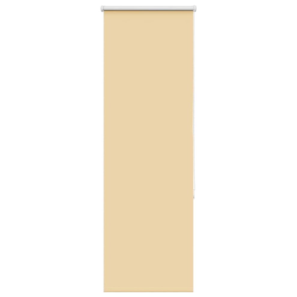 Vidaxl Roller Blind Blackout Beige 60X175 Cm Fabric Width 55.7 Cm Polyester