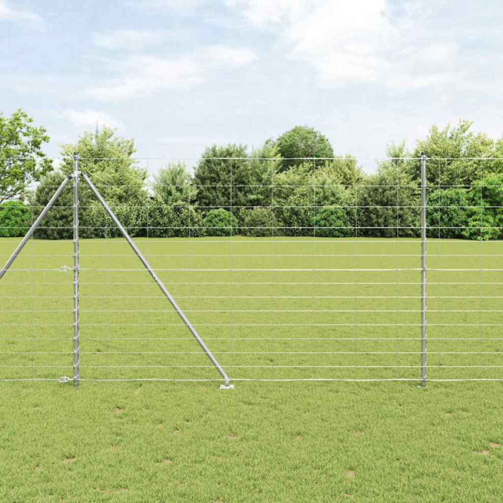 Vidaxl Fence Post Galvanized 25 X 1.6 M Steel