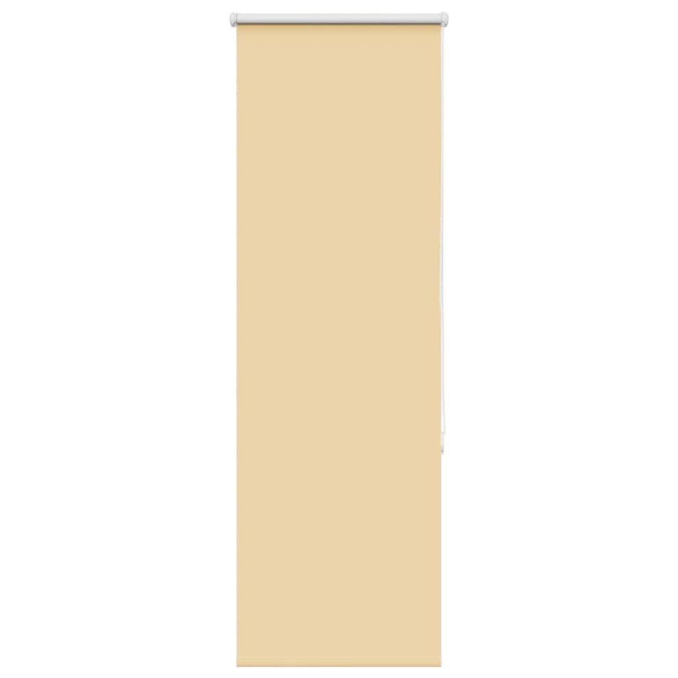 Vidaxl Roller Blind Blackout Beige 60X130 Cm Fabric Width 55.7 Cm Polyester