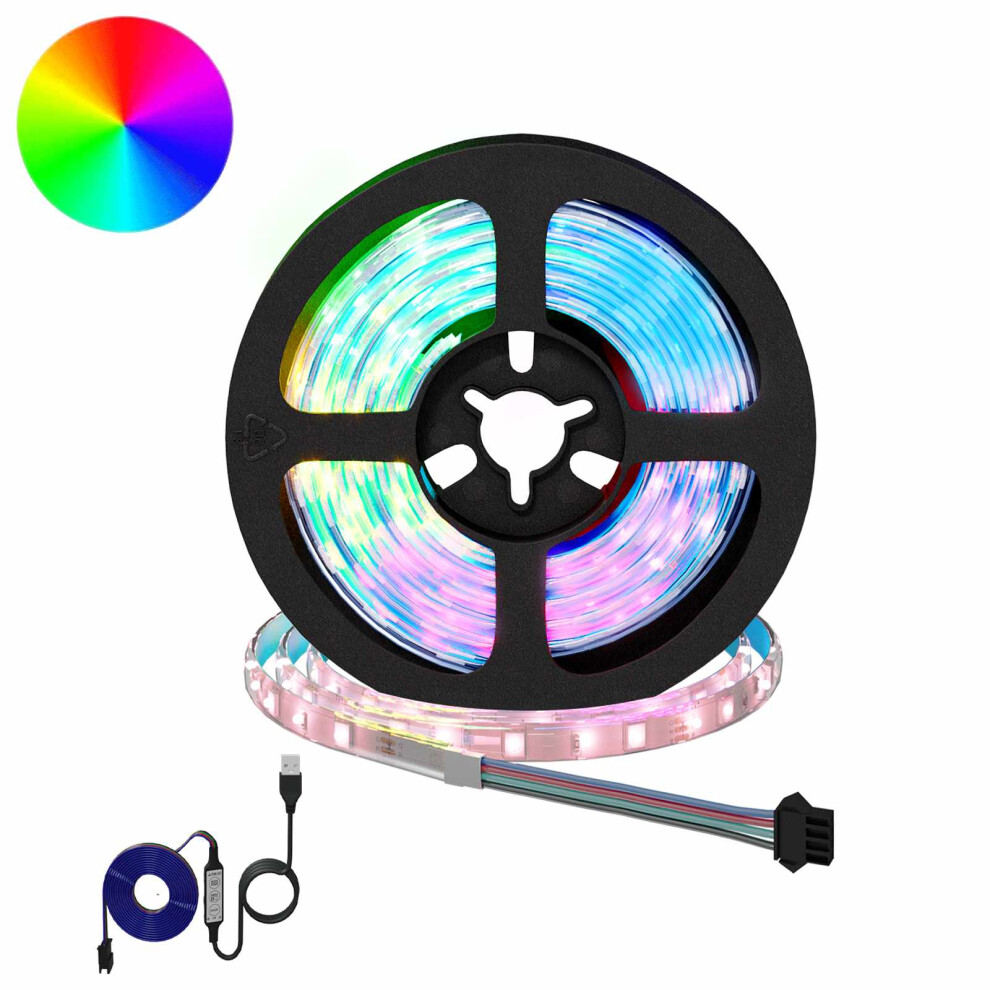 Vidaxl Led Strip 2 Pcs Black And Transparent 950 Mm Copper And Plastic