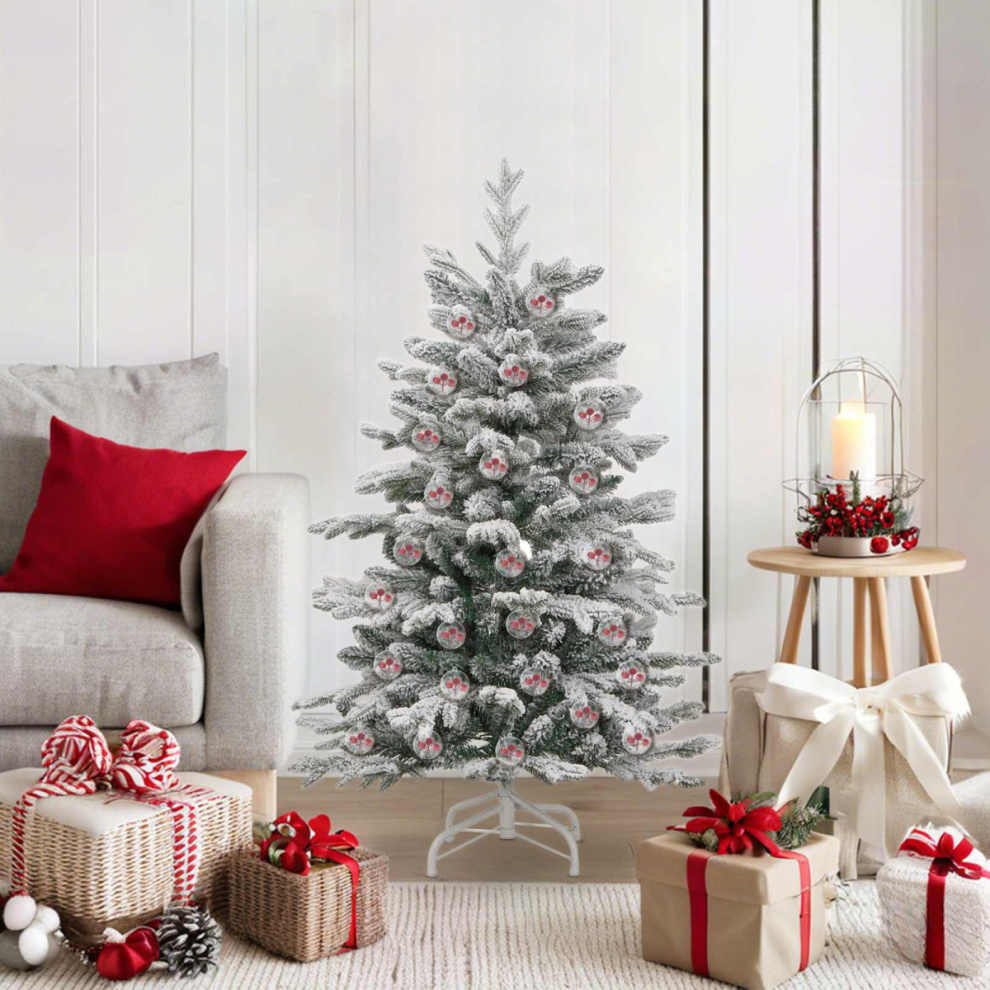 B&Q -  Christmas Bauble Set 50 Pcs Transparent  5 Cm Plastic - Image 3