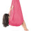 (150*280CM, Rose Red) Indoor Therapy Swing For Kids,soft Hammock Swing With Special Needs 1