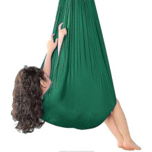 (100*280CM, Dark Green) Indoor Therapy Swing For Kids,soft Hammock Swing With Special Needs