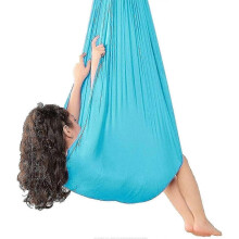(150*280CM, Lake Blue) Indoor Therapy Swing For Kids,soft Hammock Swing With Special Needs