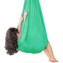 (150*280CM, Lake Green) Indoor Therapy Swing For Kids,soft Hammock Swing With Special Needs