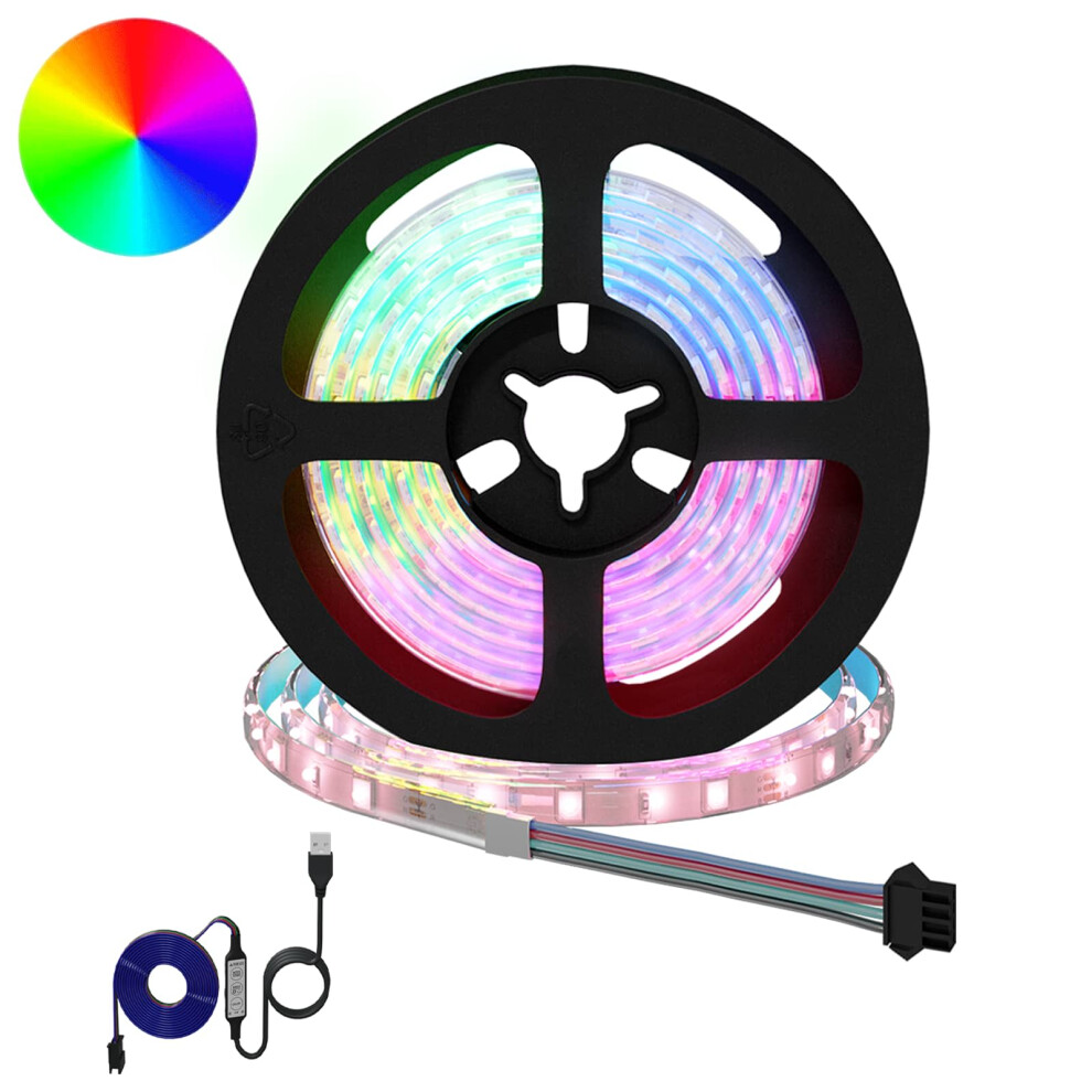 Vidaxl Led Strip 2 Pcs Black And Transparent 1300 Mm